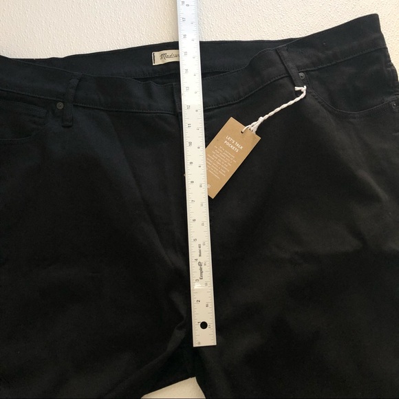 Madewell Petite 10" High-Rise Skinny Jeans in Carbondale Wash Size 37 Petite - Picture 11 of 13